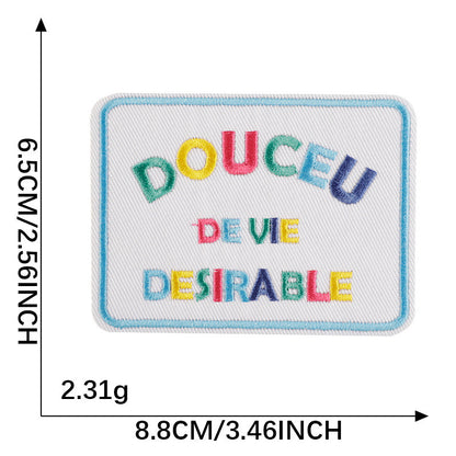 Trend Square  phrases hats small Patch