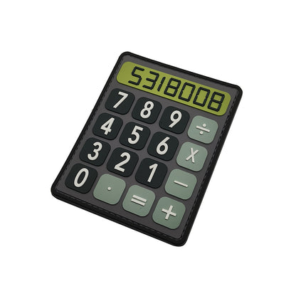 BOOBIES Calculator Creative PVC Backpack Tactical Velcro Epaulettes patches