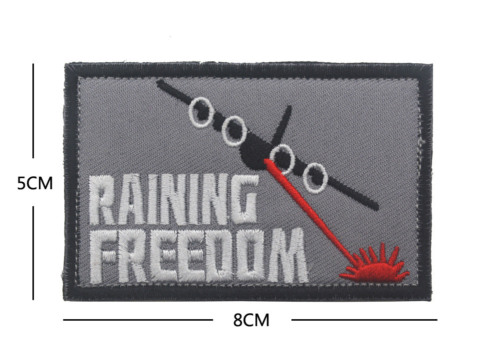 Personalized English embroidered armband backpack Velcro morale patches