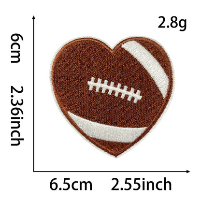 game day football patches
