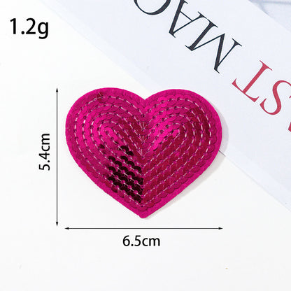 sequin heart patch