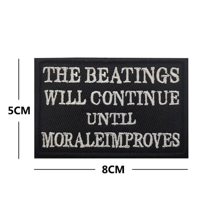 Personalized English embroidered armband backpack Velcro morale patches