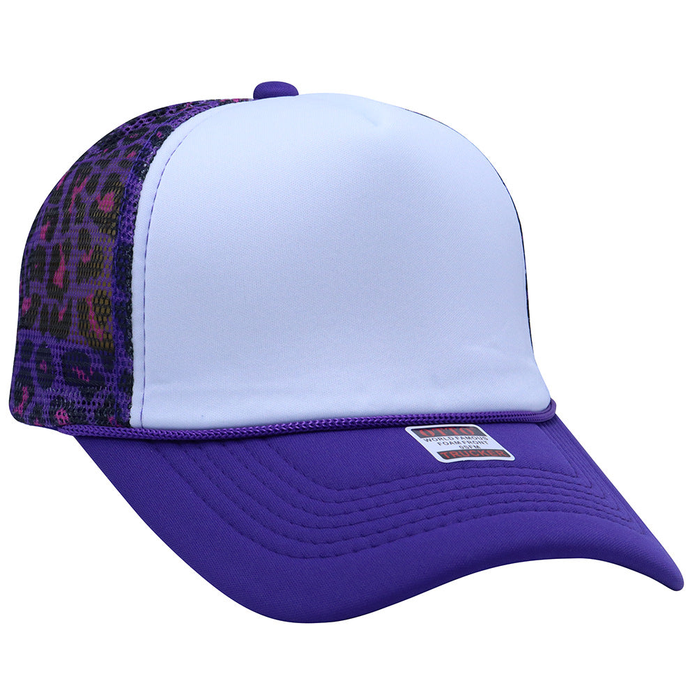 truck cap outdoor leisure visor American fashion breathable sun protection plaid baseball cap