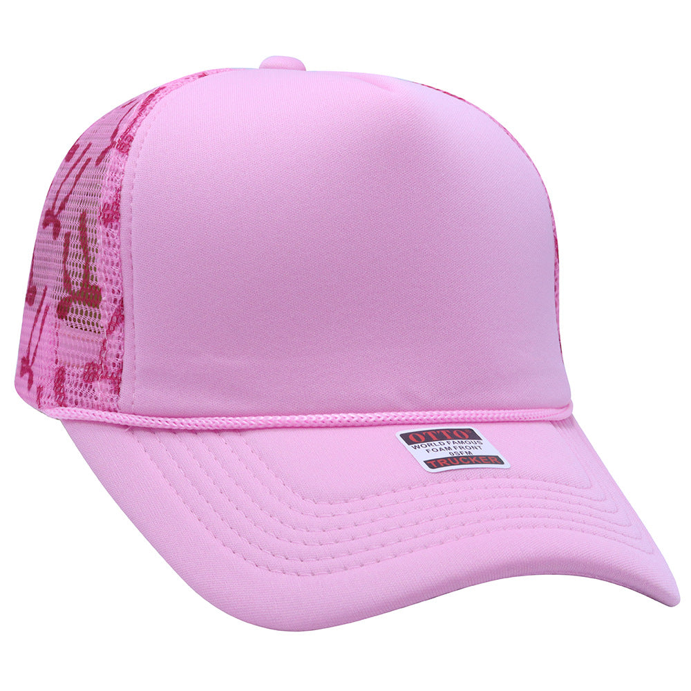 truck cap outdoor leisure visor American fashion breathable sun protection plaid baseball cap