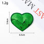 sequin heart patch