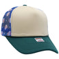 truck cap outdoor leisure visor American fashion breathable sun protection plaid baseball cap