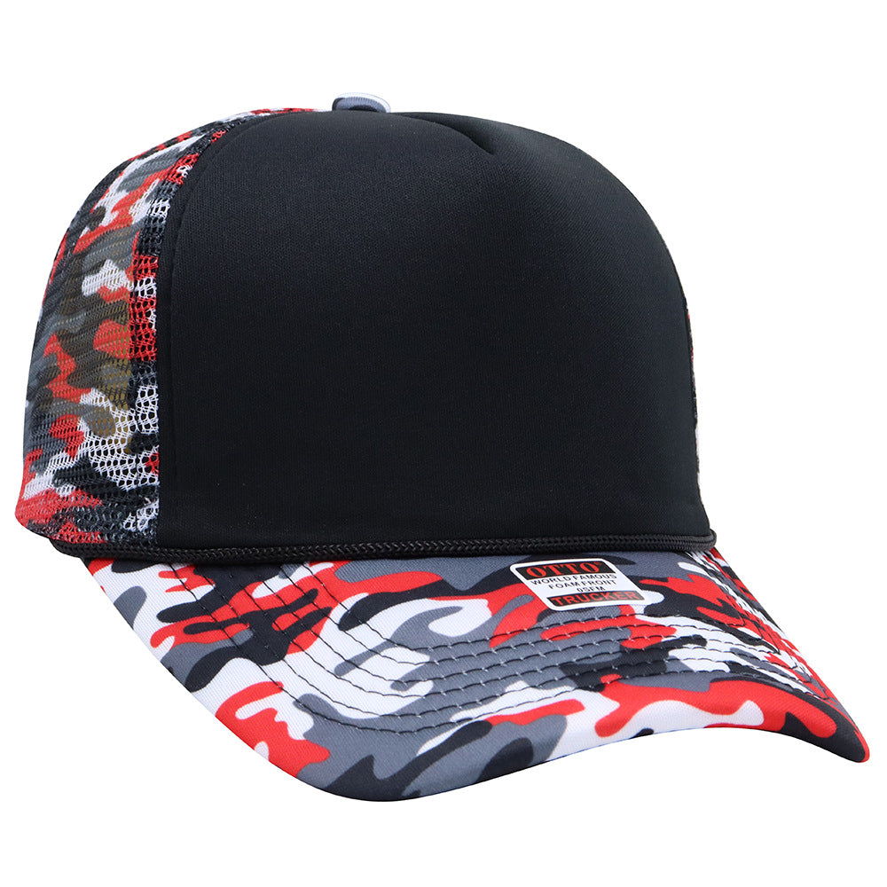 truck cap outdoor leisure visor American fashion breathable sun protection plaid baseball cap