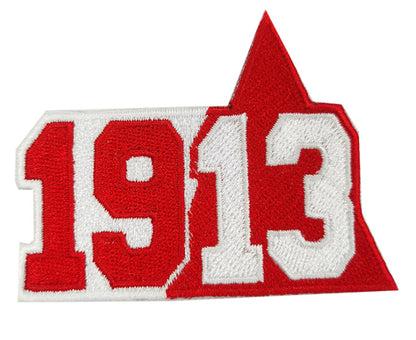 Wholesale Greek DST Sorority Embroidery Logo 1913 Patch - Clpatch