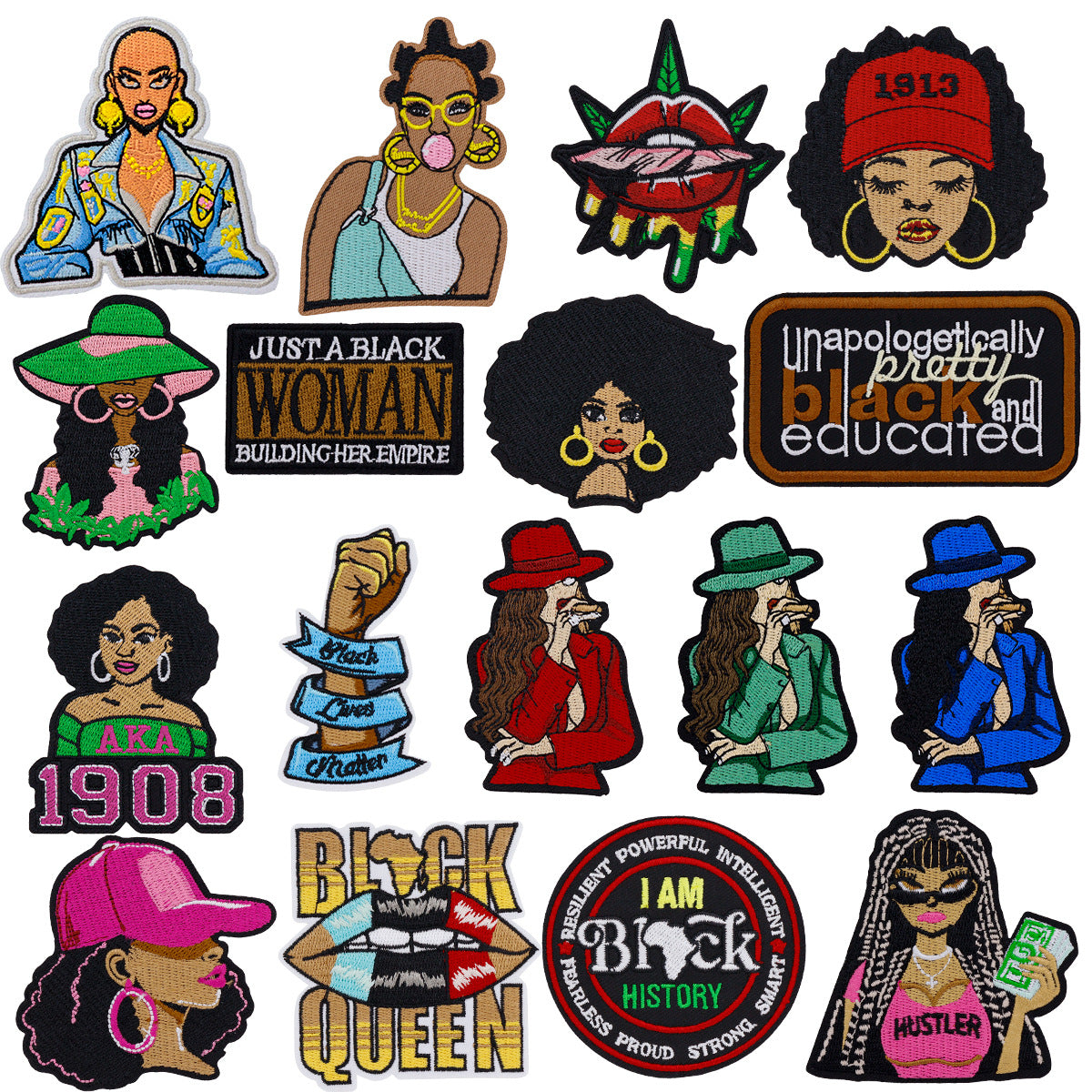 black girl patches