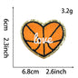 Heart Basketball Chenier Patch