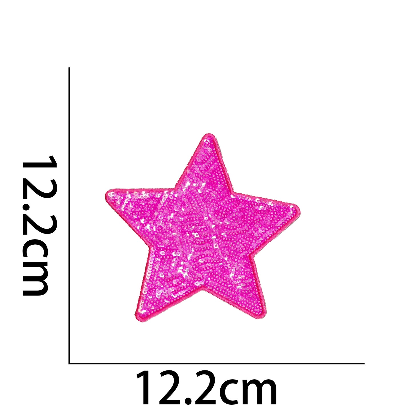 10-Color sequined star patch