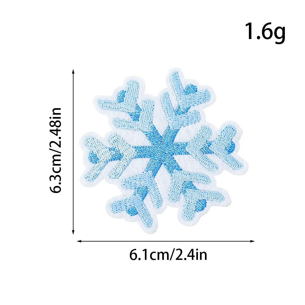 Christmas hat deer iron on patches