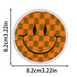 Smiley face round patch