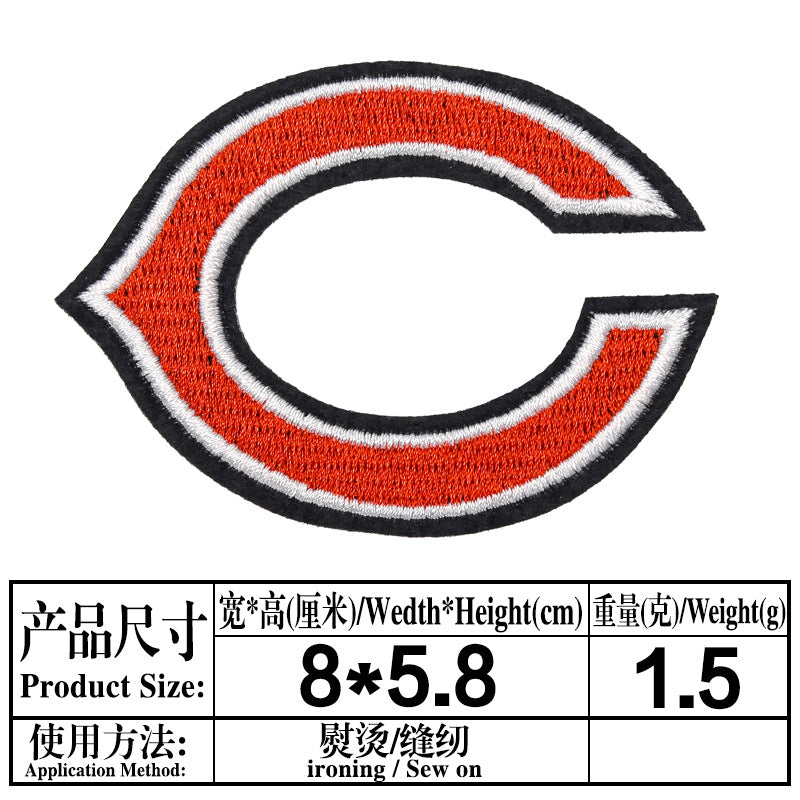 Embroidery New football Team Patches - Clpatch