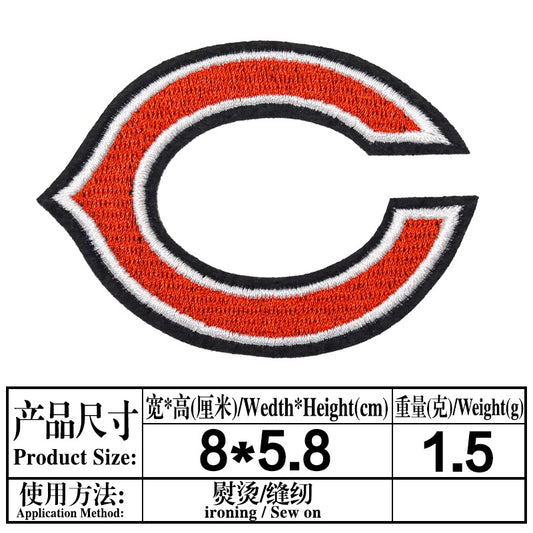 Embroidery New football Team Patches - Clpatch