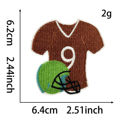 game day football patches