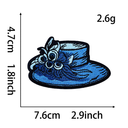 retro cultural symbol, horseshoe rose Kentucky Derby patch