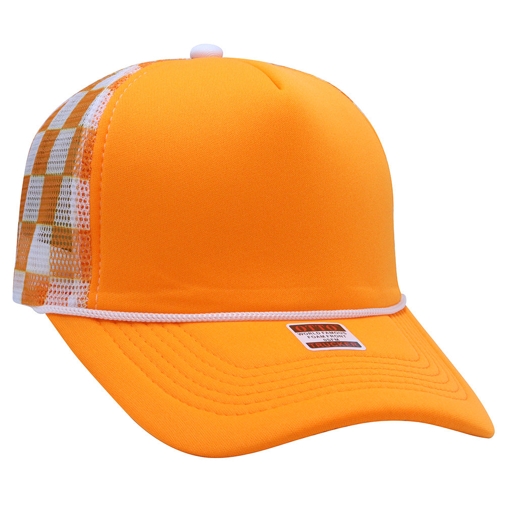 truck cap outdoor leisure visor American fashion breathable sun protection plaid baseball cap