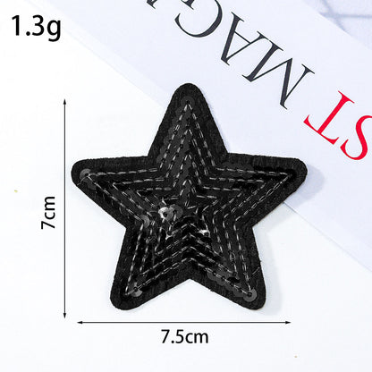 sequin star patch