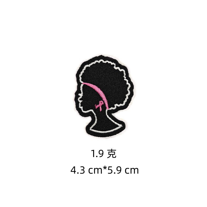 Black girl patch