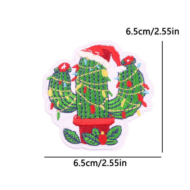 Christmas embroidery patch