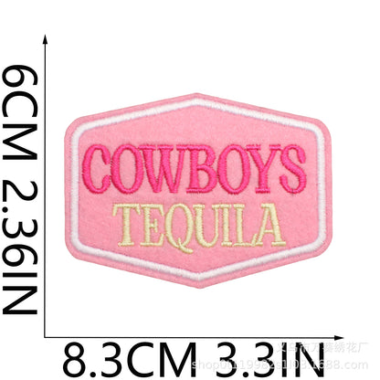 Square embroidery ironing patch - Clpatch