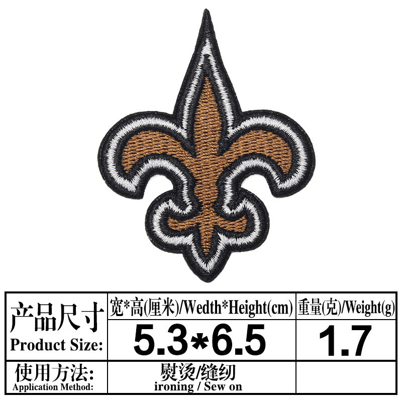 Embroidery New football Team Patches - Clpatch