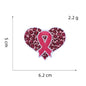 Women's Care Brooch, Breast Cancer Heart Badge