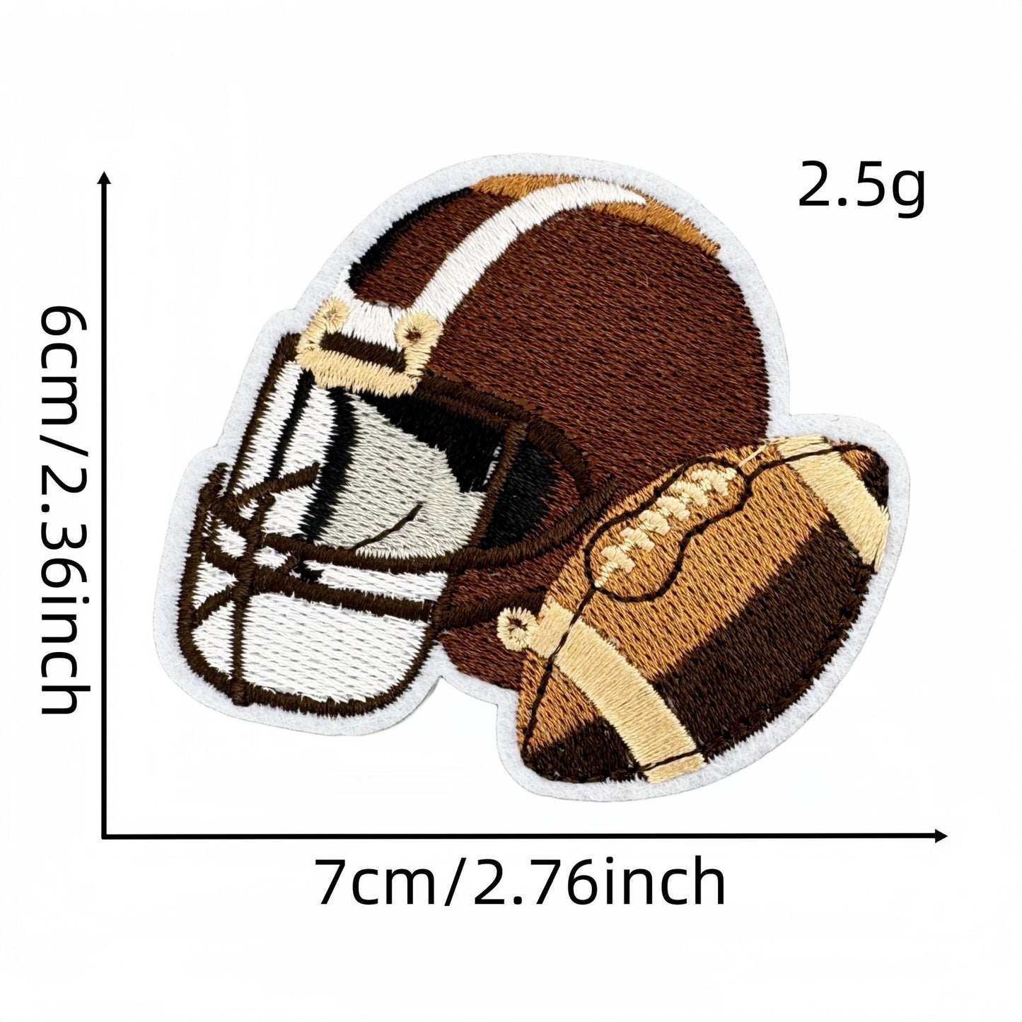 football bow patch