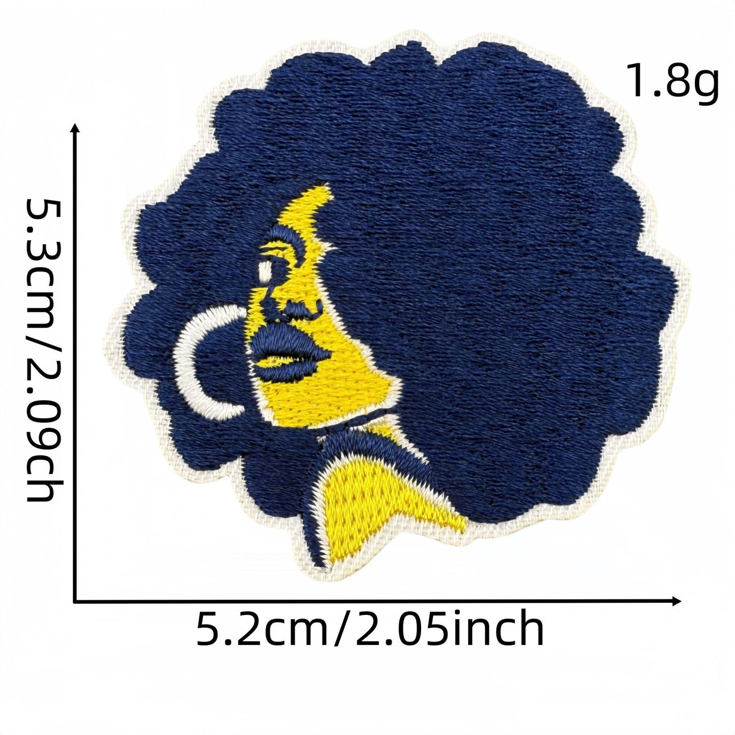 New black girl embroidery 1922 patches