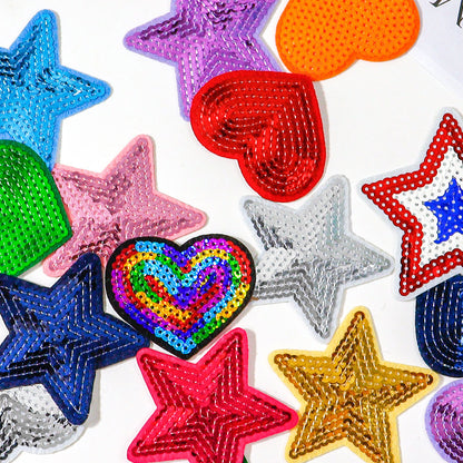 sequin star patch