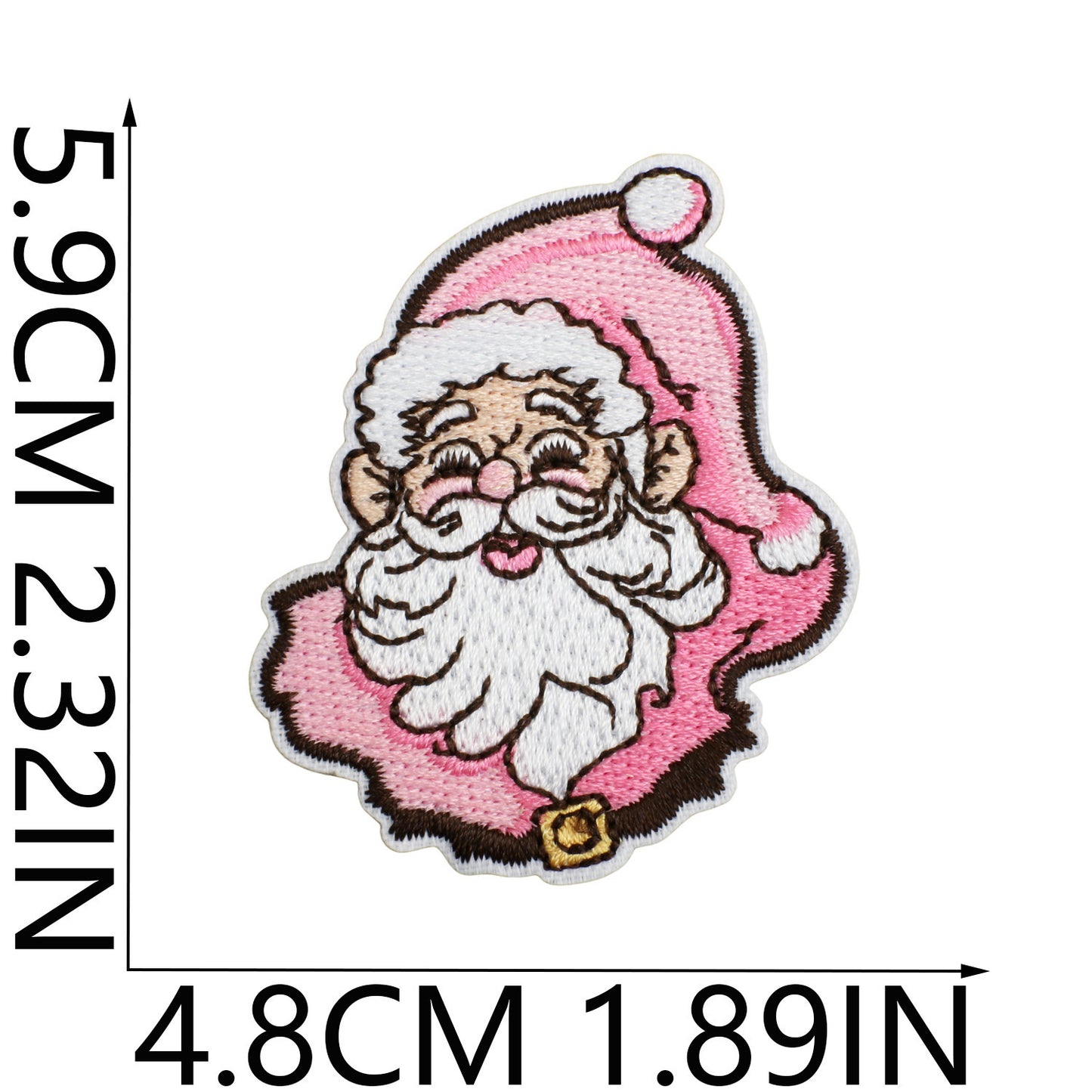 Christmas pink light strip embroidery patch