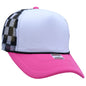 truck cap outdoor leisure visor American fashion breathable sun protection plaid baseball cap