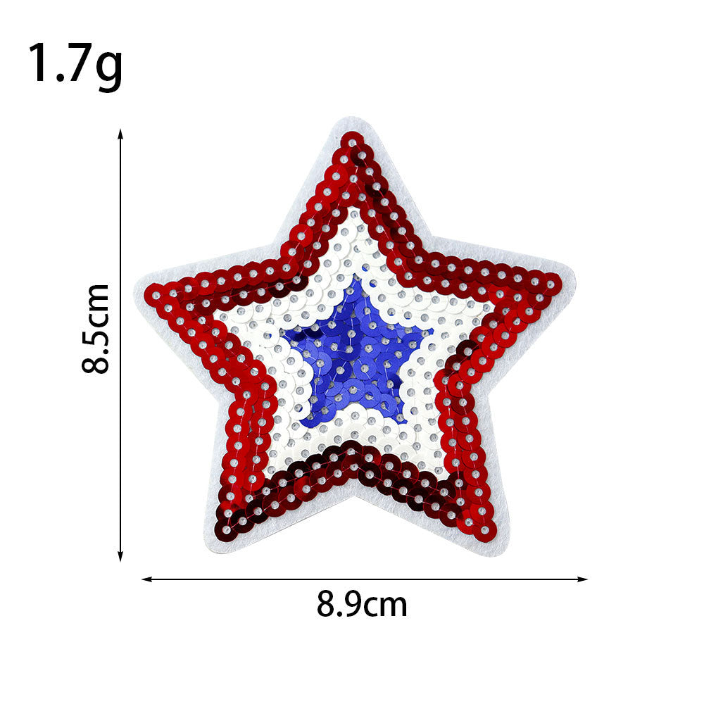 sequin star patch