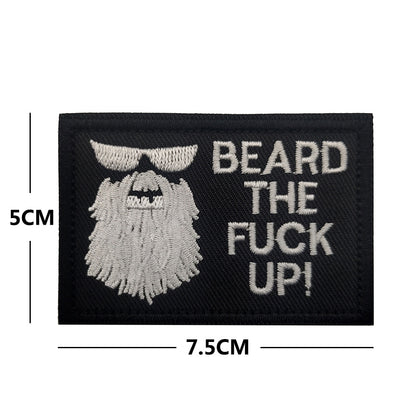 Personalized English embroidered armband backpack Velcro morale patches