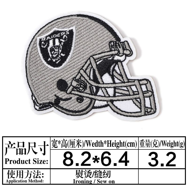 football team embroidery iron on patches - Clpatch