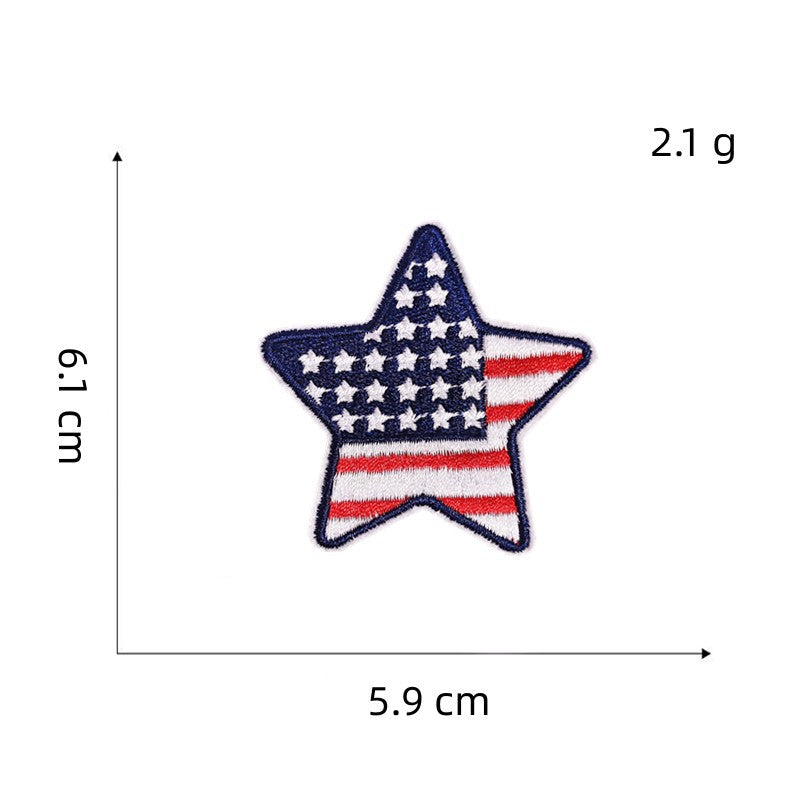 USA flag patch