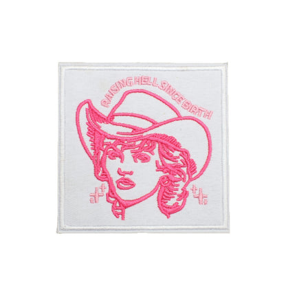 Square embroidery ironing patch - Clpatch