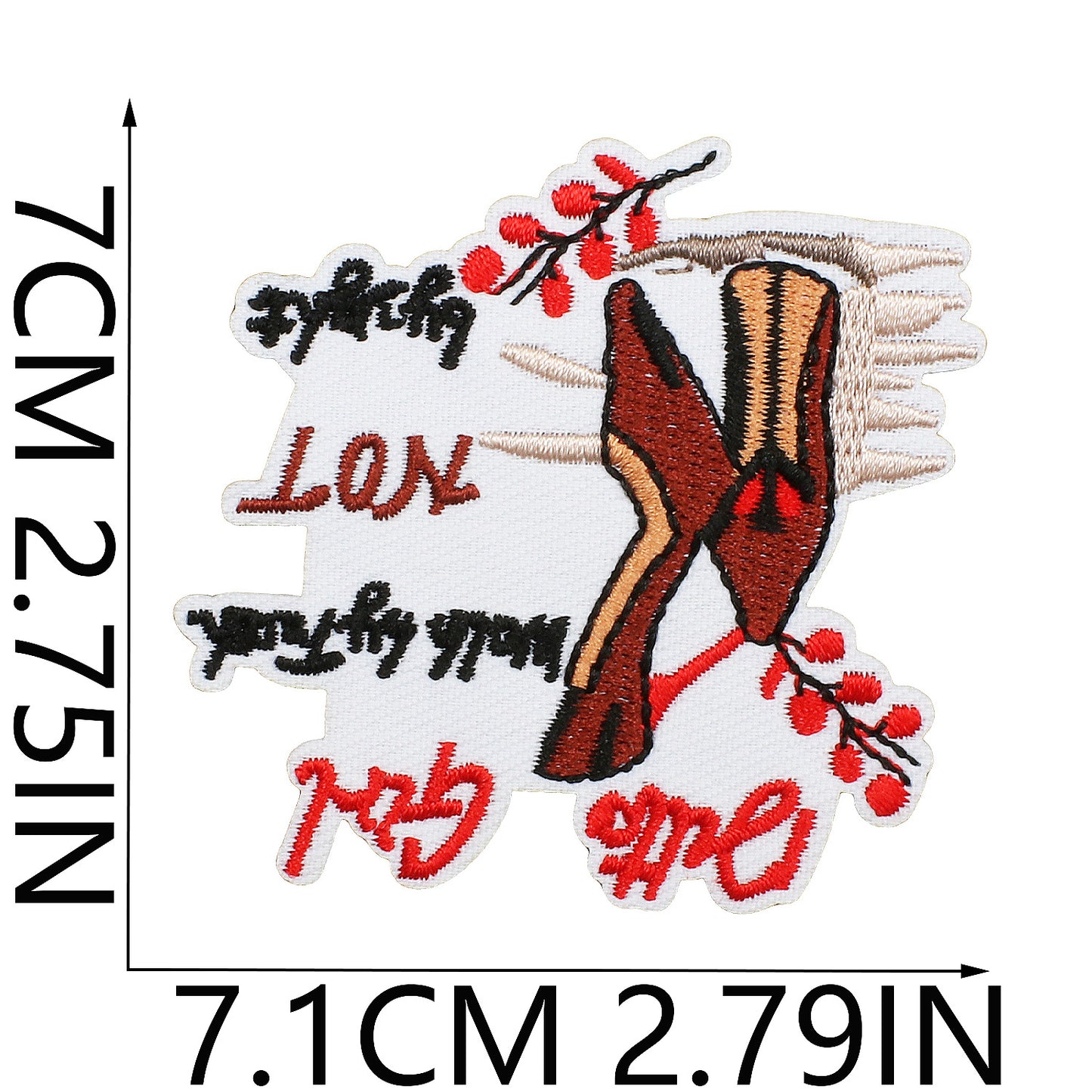 Personalized alphabet ironing bag patch