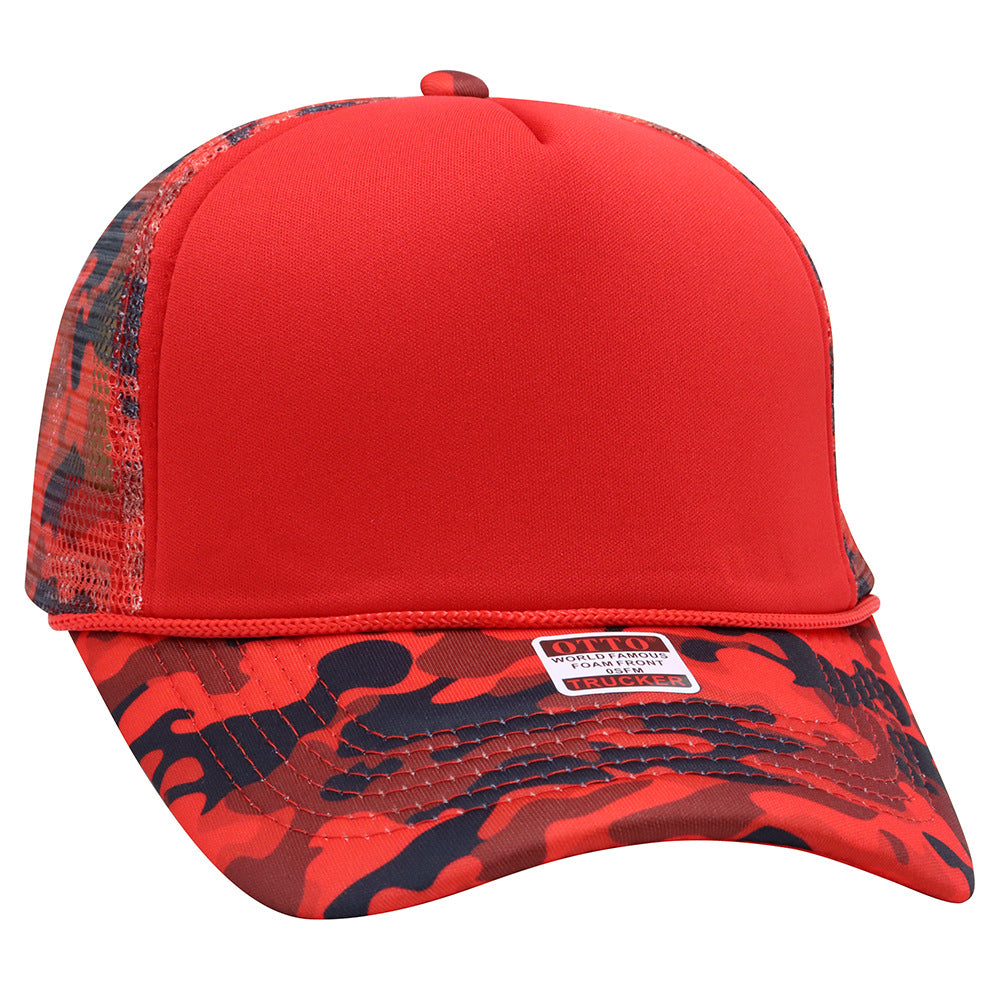 truck cap outdoor leisure visor American fashion breathable sun protection plaid baseball cap