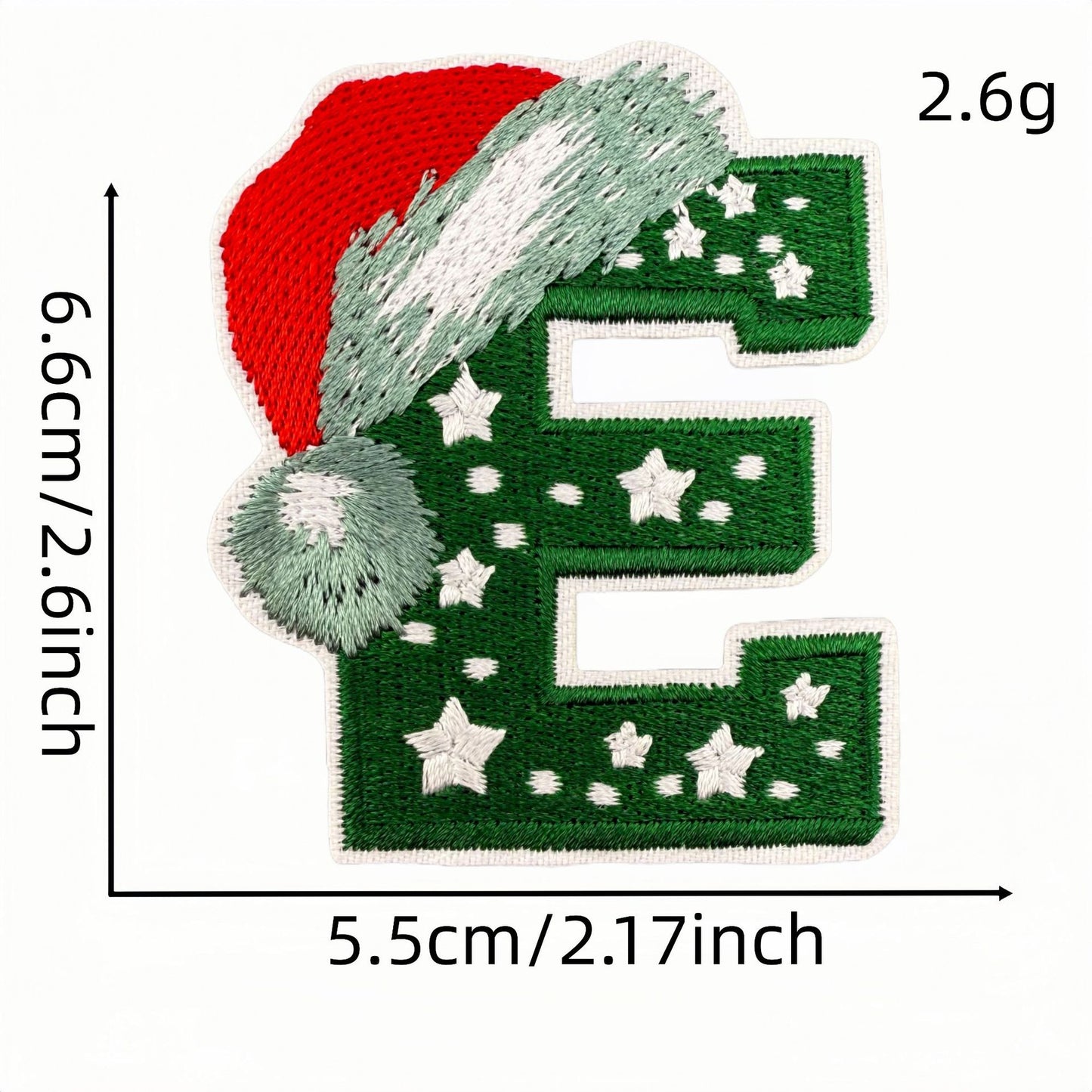 Christmas new 26 English letters patch