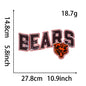 football team logo game day embroidery cloth sticker large cloth sticker DIY large