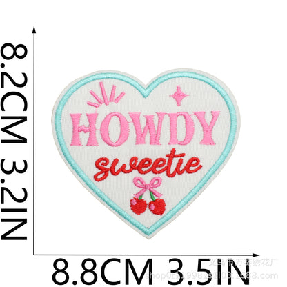 Square embroidery ironing patch - Clpatch