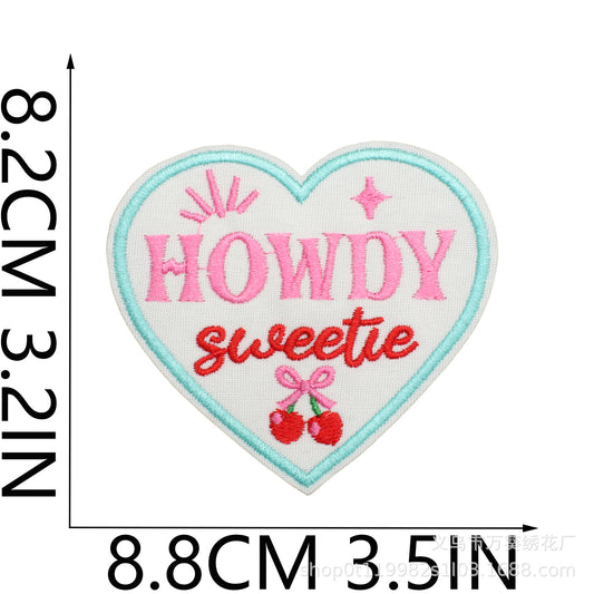 Square embroidery ironing patch - Clpatch