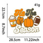 Halloween series towel embroidered pumpkin patch