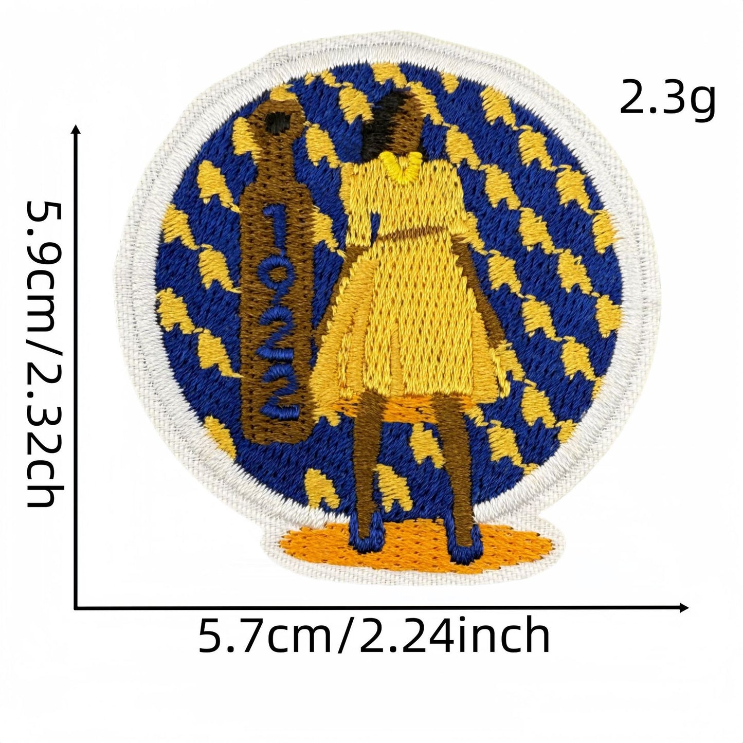 New black girl embroidery 1922 patches