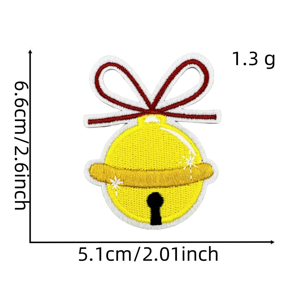 christmas santa snowman holiday patches