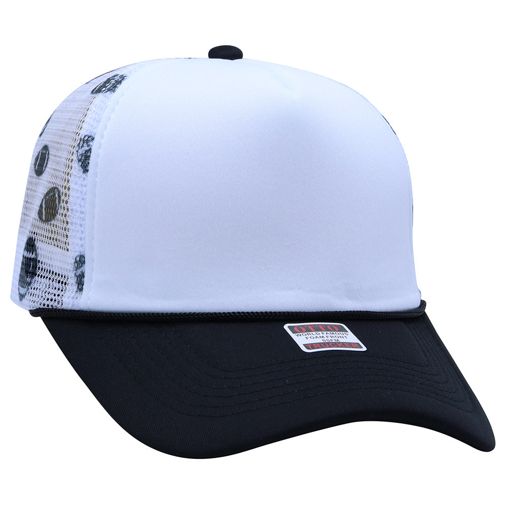 truck cap outdoor leisure visor American fashion breathable sun protection plaid baseball cap