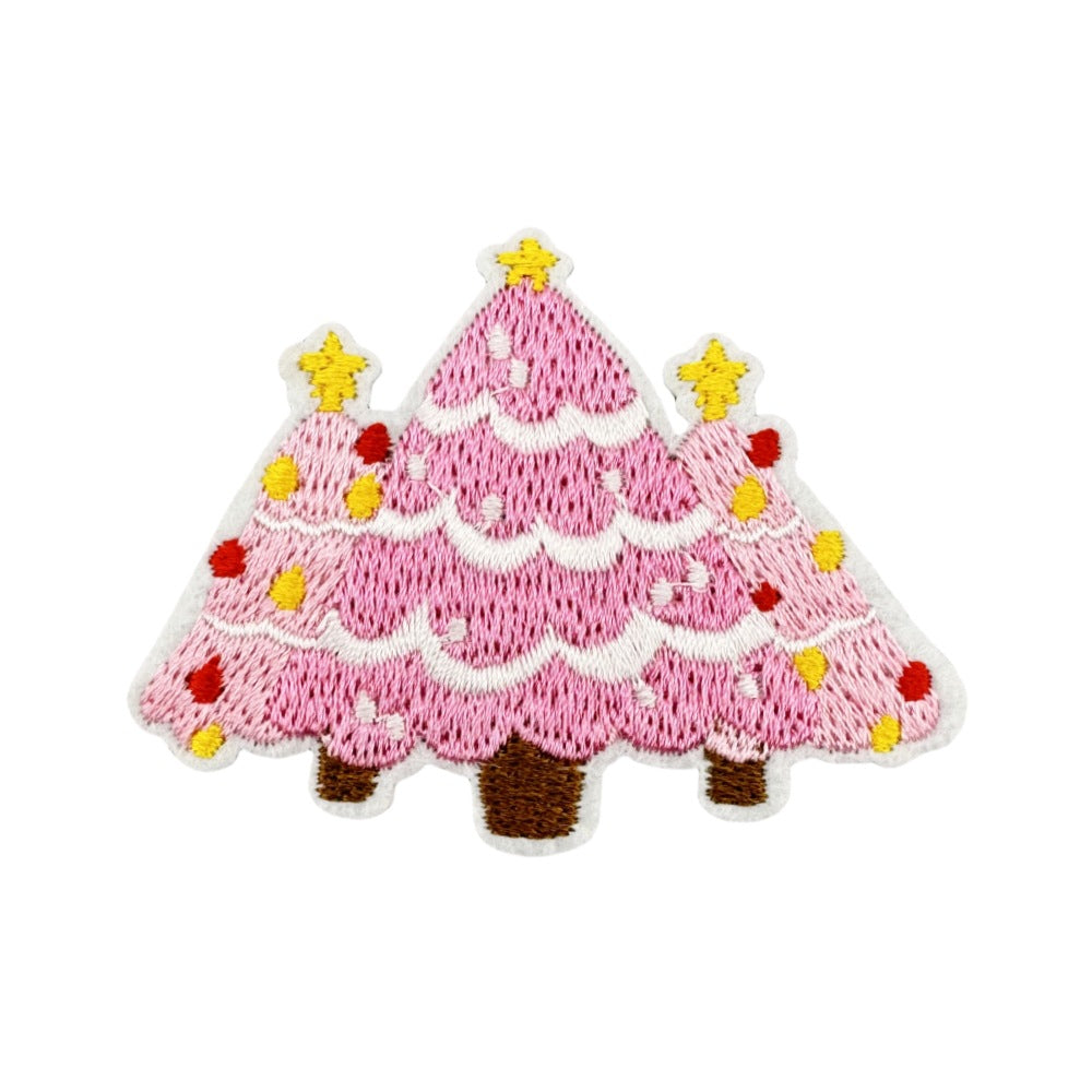 wholesale pink Christmas  gift patches