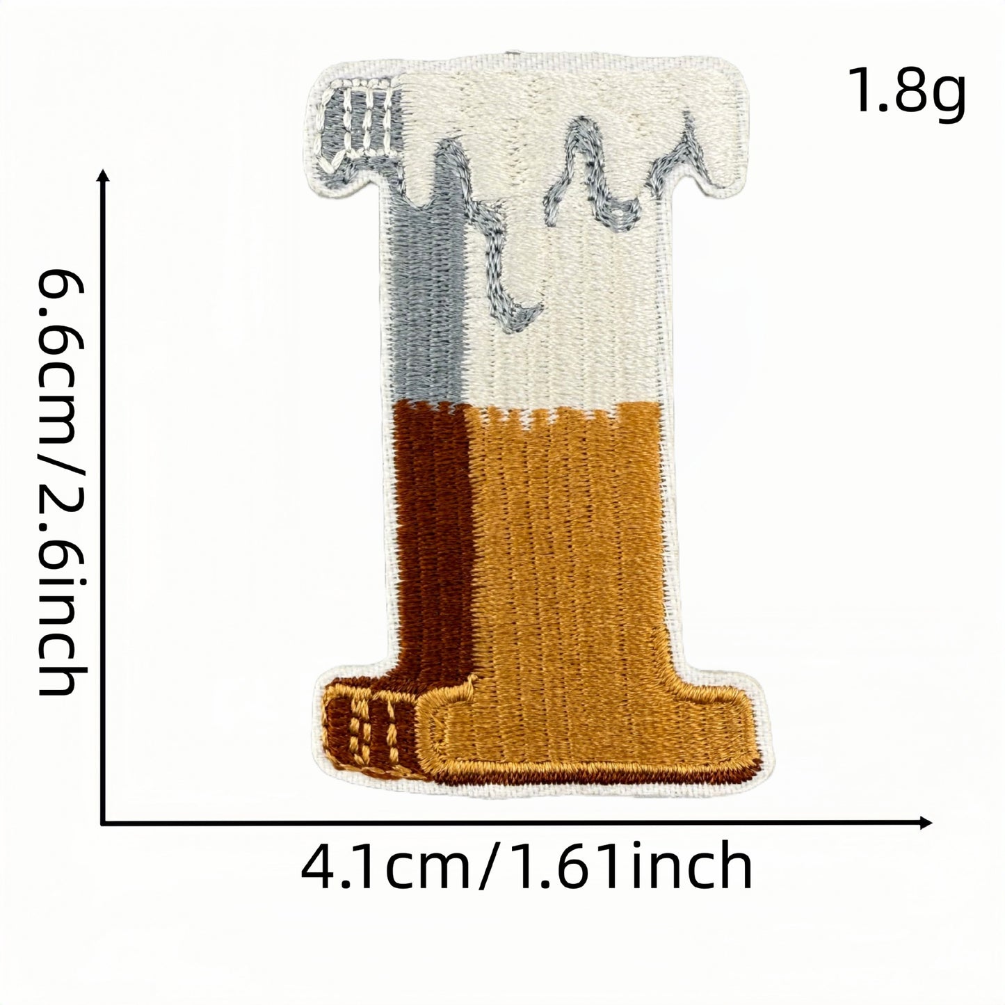 Christmas new 26 English letters patch